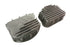 V-Twin Finned Panhead Rocker Box Cover Set - 11-2575