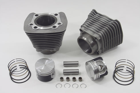 Motorshop Replica 883cc Cylinder and Piston Kit Silver - 11-2608