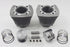 Motorshop Replica 883cc Cylinder and Piston Kit Silver - 11-2608