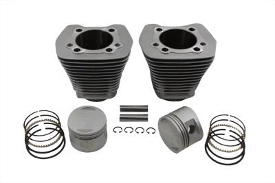 Motorshop Evolution Cylinder and Piston Kit Silver - 11-2610