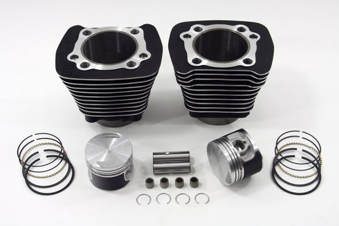 Motorshop Sportster 1200cc Cylinder and Piston Kit Black - 11-2626