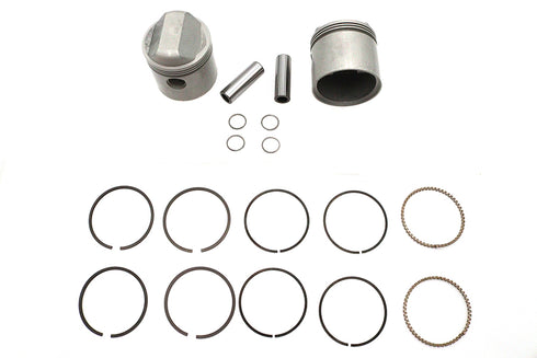 Motorshop Replica 900cc 3 inch Piston Set .040 Oversize - 11-2710