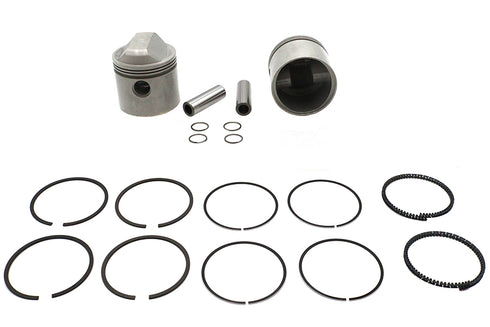 Motorshop Replica 1000cc 3-3/16 inch Piston Set .020 Oversize - 11-2716