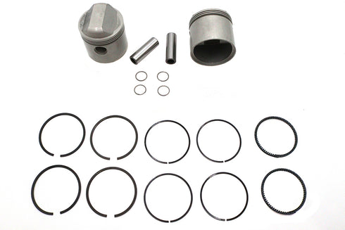 Motorshop Replica 1000cc 3-3/16 inch Piston Set .070 Oversize - 11-2721