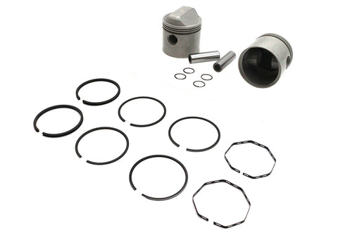 Motorshop Replica 1000cc 3-3/16 inch Piston Set .010 Oversize - 11-2722