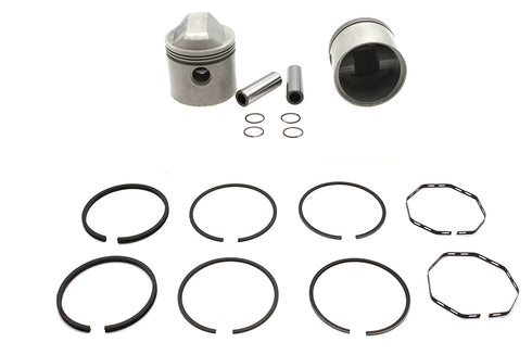 Motorshop Replica 1000cc 3-3/16 inch Piston Set .020 Oversize - 11-2723
