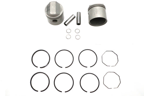 Motorshop Replica 1000cc 3-3/16 inch Piston Set .040 Oversize - 11-2725
