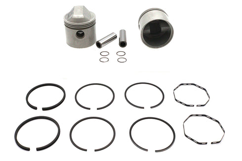 Motorshop Replica 1000cc 3-3/16 inch Piston Set .070 Oversize - 11-2728