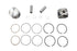 Motorshop Replica 883cc 3 inch Piston Set Standard Size - 11-2729
