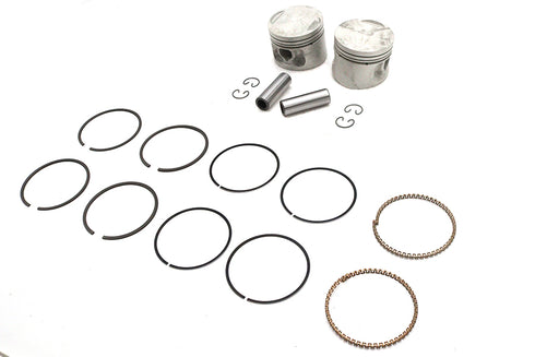 Motorshop Replica 883cc 3 inch Piston Set .005 Oversize - 11-2730