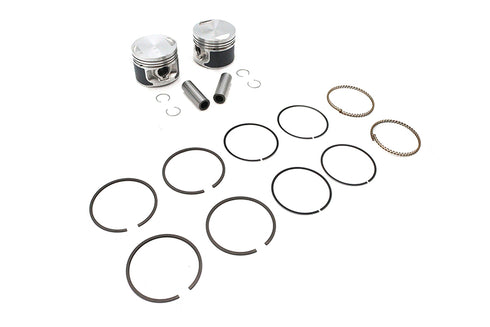 Motorshop Replica 883cc 3 inch Piston Set .010 Oversize - 11-2731