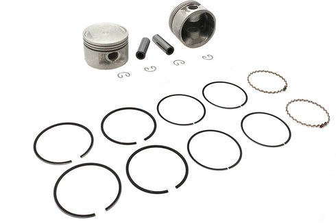 Motorshop Replica 1200cc 3-1/2 inch Piston Set .005 Oversize - 11-2736