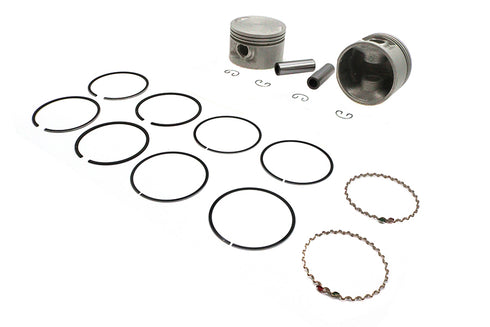 Motorshop Replica 1200cc 3-1/2 inch Piston Set .005 Oversize - 11-2736