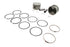 Motorshop Replica 1200cc 3-1/2 inch Piston Set .005 Oversize - 11-2736