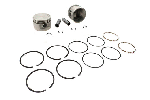 Motorshop Replica 1200cc 3-1/2 inch Piston Set .010 Oversize - 11-2737