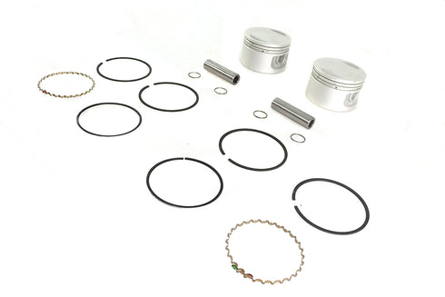 Motorshop Replica 1200cc 3-1/2 inch Piston Set .030 Oversize - 11-2739