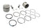 Motorshop Replica 1000cc 3-3/16 inch Piston Set .040 Oversize - 11-2745