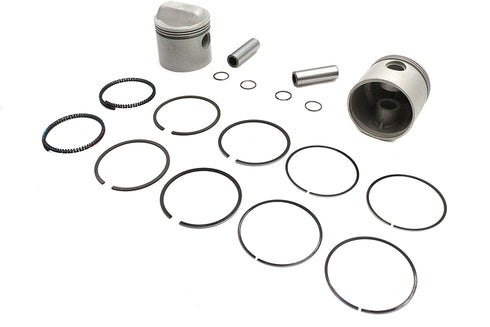 Motorshop Replica 1000cc 3-3/16 inch Piston Set .040 Oversize - 11-2745