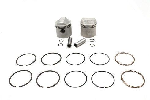 Motorshop Replica 1000cc 3-3/16 inch Piston Set .050 Oversize - 11-2746