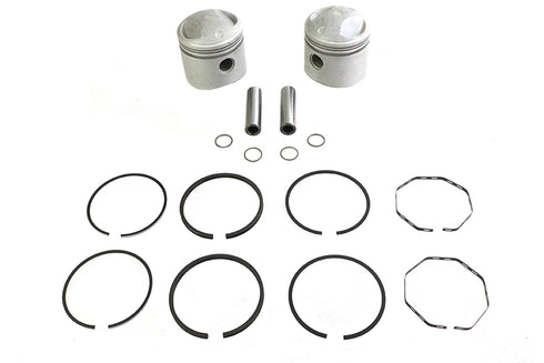 Motorshop Replica 74 inch Overhead Valve 3-7/16 inch Piston Set Standa - 11-2756