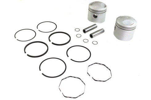 Motorshop Replica 74 inch Overhead Valve 3-7/16 inch Piston Set .030 O - 11-2759