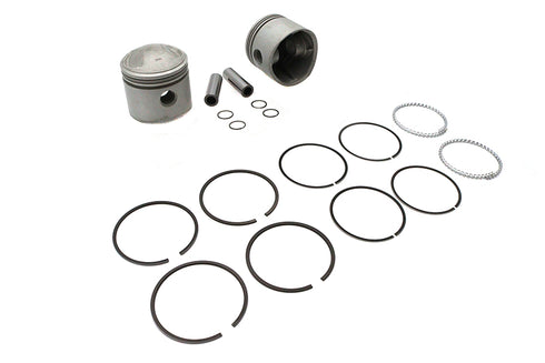 Motorshop Replica 74 inch Overhead Valve 3-7/16 inch Piston Set .050 O - 11-2761