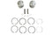 Motorshop Replica 74 inch Overhead Valve 3-7/16 inch Piston Set .010 O - 11-2764