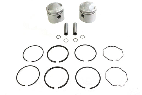 Motorshop Replica 74 inch Overhead Valve 3-7/16 inch Piston Set .040 O - 11-2767