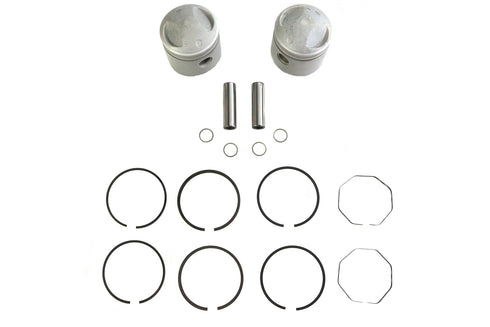 Motorshop Replica 74 inch Overhead Valve 3-7/16 inch Piston Set .040 O - 11-2767