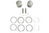 Motorshop Replica 74 inch Overhead Valve 3-7/16 inch Piston Set .070 O - 11-2770