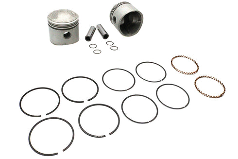 Motorshop Replica 80 inch Overhead Valve 3-1/2 inch Piston Set .040 Ov - 11-2782