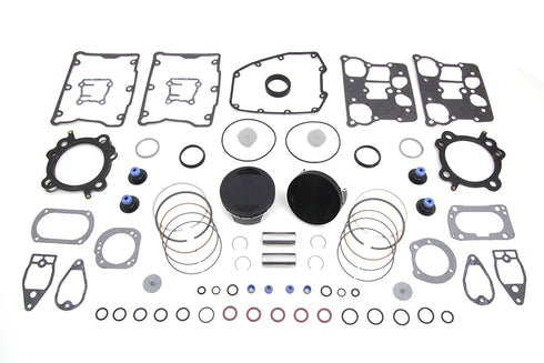 Wiseco 103 inch Twin Cam Flat Top Piston Kit Standard - 11-9973
