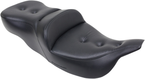 SADDLEMEN Pillow Top Roadsofa™ Seat - Heated - Black 897-07-181HCT