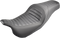 SADDLEMEN Slim Roll & Pleat Seat - Black - FL '08-'24 808-07B-161