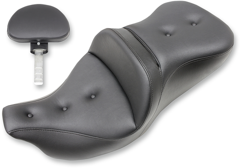 SADDLEMEN Extended Reach Roadsofa™ Seat - Pillow Top - Backrest - FL '08-'24 808-07B-183BR