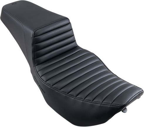 SADDLEMEN Step-Up Seat - Front Tuck-n-Roll - Black - FLHR/FLHX 897-06-171