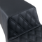 SADDLEMEN Step-Up Seat - Front Lattice Stitch - Black 897-06-172