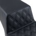 SADDLEMEN Step-Up Seat - Front Lattice Stitch - Black 897-06-172