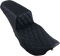 SADDLEMEN Step-Up Seat - Full Lattice Stitch - Black - FLHR/FLHX 897-06-175