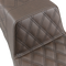 SADDLEMEN Step-Up Seat - Full Lattice Stitch - Brown 897-06-175BR