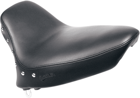 SADDLEMEN Renegade™ Solo Seat - Smooth - Studded - Black - Softail '84-'99 884-01-001