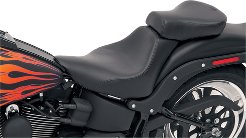 SADDLEMEN Renegade™ Solo Seat - Smooth - Black - Softail '06-'17 806-12-002