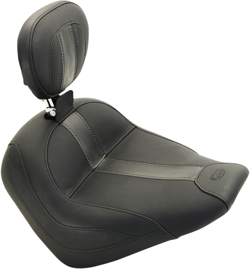 MUSTANG Solo Seat - Black - Vinyl - Driver's Backrest - Scout '15-'24 79507