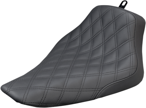 SADDLEMEN Renegade Solo Seat - Lattice Stitched - Black - FLS '12-'17 812-26-002LS