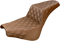 SADDLEMEN Step-Up Seat - Full Lattice Stitch - Brown 818-30-175BR