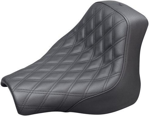 SADDLEMEN Renegade Solo Seat - Lattice Stitched - Black - FXFB '18-'19 818-28-002LS