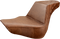 SADDLEMEN Step-Up Seat - Rear Lattice Stitch - Brown - FL/FX '18-'24 818-27-173BR