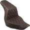 SADDLEMEN Step-Up Seat - Full Lattice Stitch - Brown 818-29-175BR