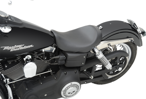 SADDLEMEN S3 Super Slammed Seat - Solo - Black - Dyna '06-'17 806-04-002D