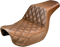 SADDLEMEN Step-Up Seat - Front Lattice Stitch - Brown - FXD 806-04-172BR